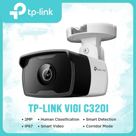 TP-Link VIGI C320I 4mm 2MP Outdoor IR Bullet Network Camera IP CCTV