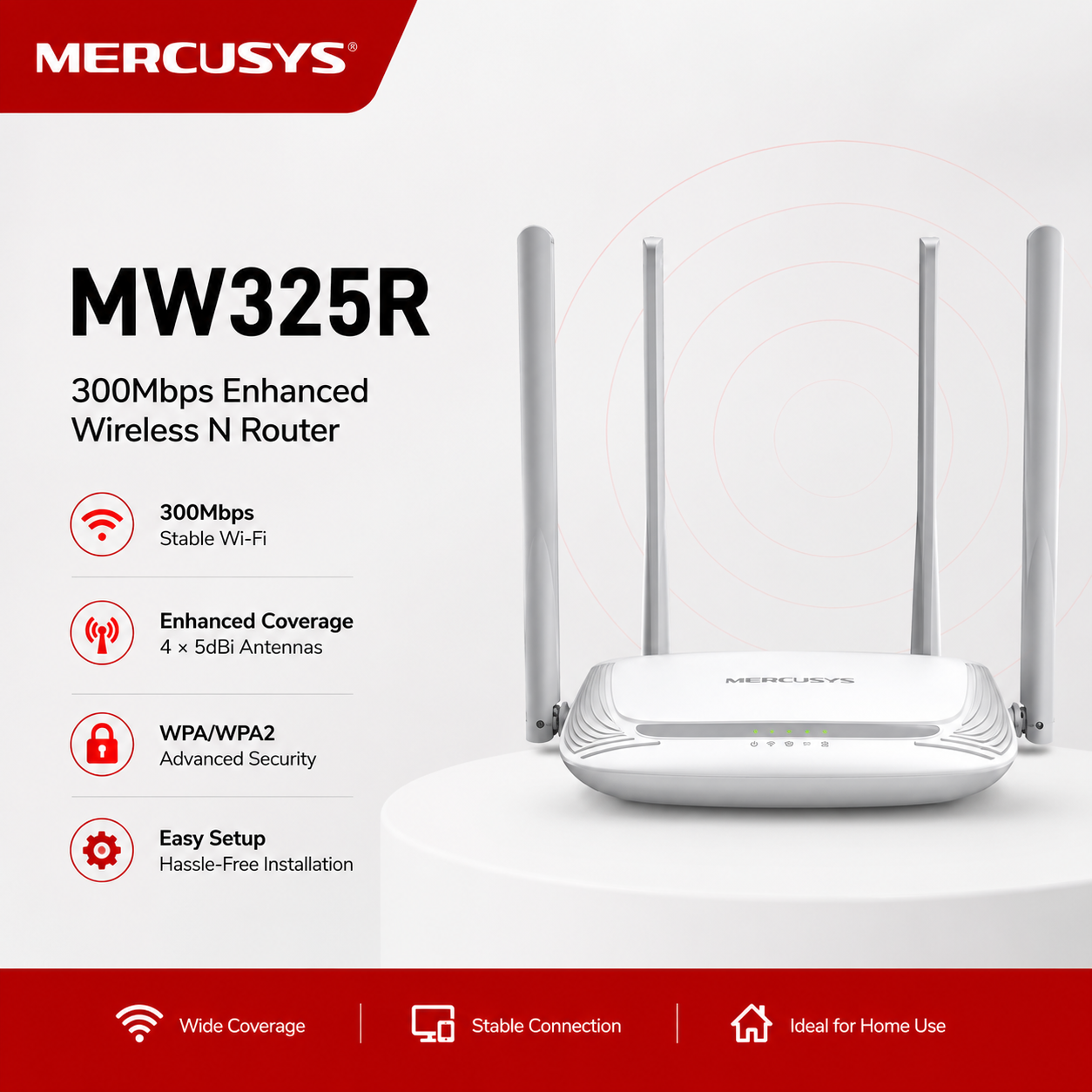 Mercusys MW325R 300Mbps Enhanced Wireless N Router
