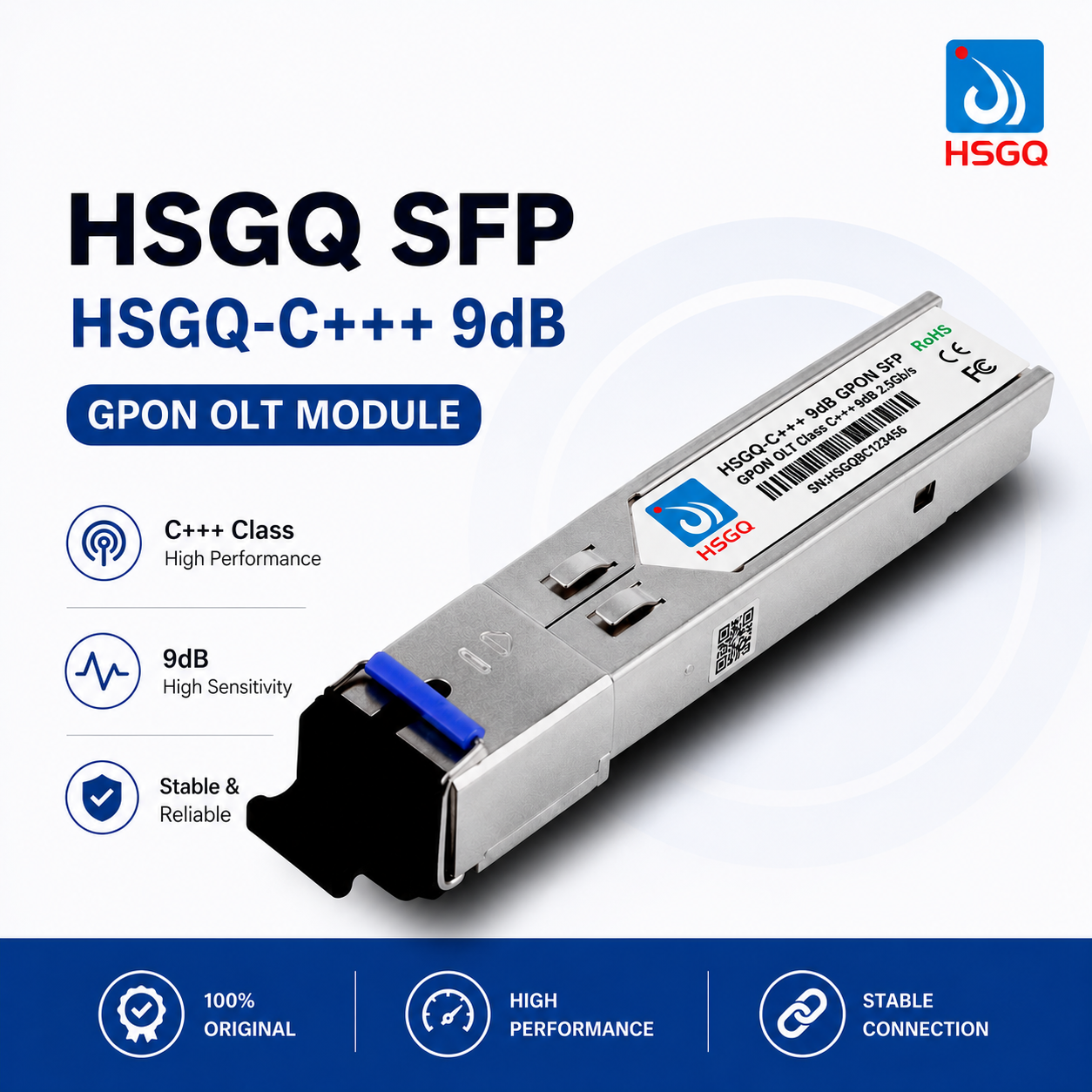 HSGQ C+++ 9dB Gpon SFP Module