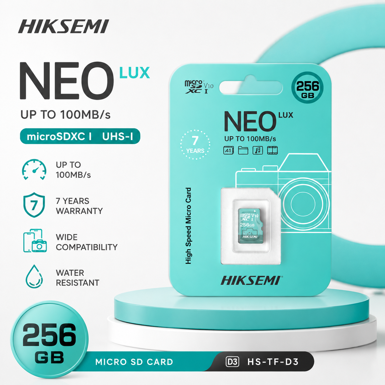 256 GB HIKSEMI Micro SD Card D3 HS-TF-D3 Kartu Memory Sdcard MicroSD